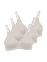 Kit com 3 Sutiãs sem Aro e sem Bojo Olimpo Demillus 61019 Kit com 3 Sutiãs sem Aro e sem Bojo Olimpo Demillus 61019