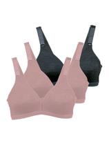 Kit com 3 Sutiãs sem Aro e sem Bojo Olimpo Demillus 61019 Kit com 3 Sutiãs sem Aro e sem Bojo Olimpo Demillus 61019
