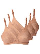 Kit com 3 Sutiãs Sustentação Colonial Demillus 61383/78383 Taça B Kit com 3 Sutiãs Sustentação Colonial Demillus 61383/78383 Taça B