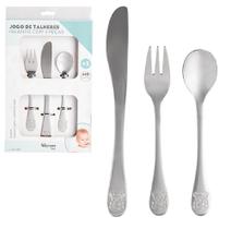 Kit com 3 Talheres em Inox Infantil - KOPECK