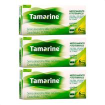 Kit com 3 Tamarine 6mg 20 Cápsulas Cada Laxante Fitoterápico
