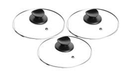Kit com 3 Tampas 28 Cm De Vidro Frigideira Caçarola Original Kit com 3 Tampas 28 Cm De Vidro Frigideira Caçarola Original