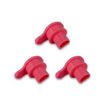Kit com 3 tampas para conector de carregamento para OneWheel GT GTS, TPU rosa