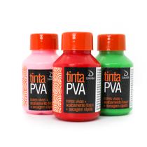 Kit com 3 Tintas Pva 80ml Daiara Escolha As Cores