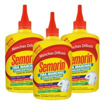 Kit com 3 Tira Manchas Semorin 100ml