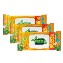 Kit Com 3 Toalha Umedecida Turminha Do Rex Leve 120 Pague 100 Unidades Kit Com 3 Toalha Umedecida Turminha Do Rex Leve 120 Pague 100 Unidades