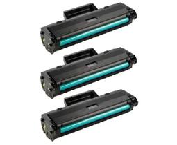 Kit Com 3 Toner Compatível 105A SEM CHIP W1105A BLACK M107A M107W M135A M135W