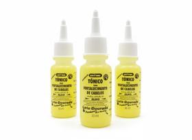 Kit com 3 Tônico de Tratamento Capilar Gota Dourada 30mL Kit com 3 Tônico de Tratamento Capilar Gota Dourada 30mL