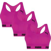 Kit Com 3 Top Sem Costura E Sem Bojo Com Costas Nadador Fitness Fit Para Academia Treino Corrida
