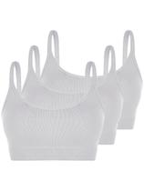 Kit com 3 Tops sem Aro e sem Bojo Loba 41018-001 Kit com 3 Tops sem Aro e sem Bojo Loba 41018-001