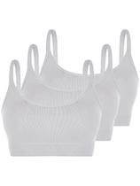 Kit com 3 Tops sem Aro e sem Bojo Loba 41018-001
