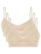 Kit com 3 Tops sem Aro e sem Bojo Loba 41100-001