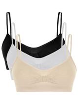 Kit com 3 Tops sem Aro e sem Bojo Loba 41100-001