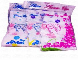 Kit Com 3 Touca Plástica Banho Cabelo Desenhada Kit Com 3 Touca Plástica Banho Cabelo Desenhada