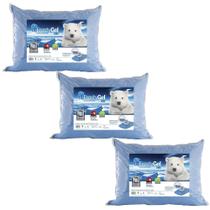 Kit com 3 Travesseiros Frostygel - Alto 17cm Kit com 3 Travesseiros Frostygel - Alto 17cm