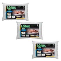 Kit com 3 Travesseiros Intermediario em Látex Kit com 3 Travesseiros Intermediario em Látex