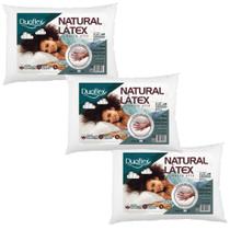 Kit com 3 Travesseiros Látex Natural Extra Alto - Duoflex