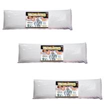Kit com 3 Travesseiros Viscoelástico 135cm de Corpo Kit com 3 Travesseiros Viscoelástico 135cm de Corpo