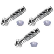 Kit com 3 Tubo de Ligação Cromado Ajustável com Espude para Vaso Sanitário - Cipla