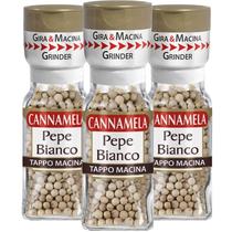 Kit Com 3 Und Pimenta Branca Em Grãos Cannamela 32G