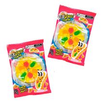 Kit com 3 unidades Balas Gelatina Torta Tutti Frutti Diploko