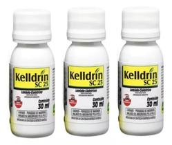 Kit com 3 Unidades Controles de Pragas em Geral Kelldrin SC25 Kit com 3 Unidades Controles de Pragas em Geral Kelldrin SC25