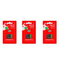 Kit com 3 unidades de cartão de memoria 128gb masterdrive Kit com 3 unidades de cartão de memoria 128gb masterdrive