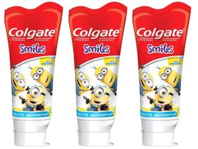 Kit com 3 Unidades de Creme Dental Infantil
