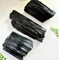 Kit com 3 unidades de Turmalina Negra Amuleto de Proteção / Limpeza Energética