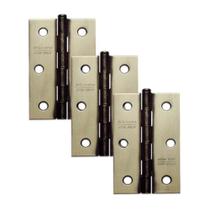Kit Com 3 Unidades Dobradiça Colonial Aço 850 Para Portas e Janelas Silvana Kit Com 3 Unidades Dobradiça Colonial Aço 850 Para Portas e Janelas Silvana