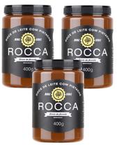 Kit Com 3 Unidades Doce De Leite Gourmet Rocca Com Pistache 400g Kit Com 3 Unidades Doce De Leite Gourmet Rocca Com Pistache 400g