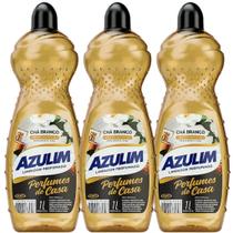 Kit com 3 unidades Limpador Perfumado Azulim Chá Branco 1L Kit com 3 unidades Limpador Perfumado Azulim Chá Branco 1L