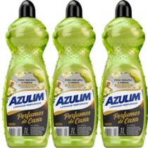 Kit com 3 unidades Limpador Perfumado Azulim Pera Inglesa e Frésia 1L Kit com 3 unidades Limpador Perfumado Azulim Pera Inglesa e Frésia 1L