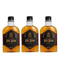 Kit com 3 unidades Loção Pós Barba Bryce Edition Bay Rum 180ml cada