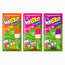 Kit com 3 unidades Pirulito Neon Brilha No Escuro - Voaloko Kit com 3 unidades Pirulito Neon Brilha No Escuro - Voaloko