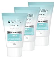 Kit com 3 unidades - Soffie CLINICAL 48h - Clean Fresh