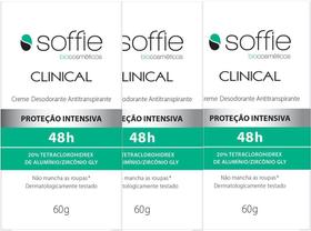 Kit com 3 unidades - Soffie CLINICAL 48h