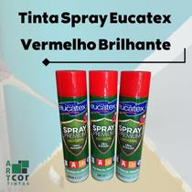 KIT com 3 unidades Tinta Spray para Pintar Superfícies