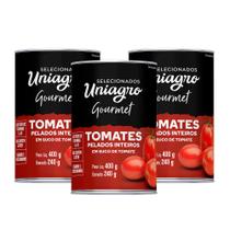 Kit com 3 Unidades Tomates pelados 240g