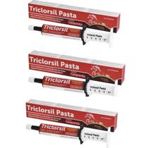 Kit com 3 vansil pasta triclorsil 30 gramas