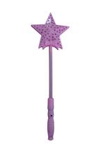 Kit Com 3 Varinha Magica Estrela Acende Fadinha Luz Led