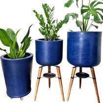 Kit Com 3 Vasos de Luxo Para Planta Decoração Apartamento Kit Com 3 Vasos de Luxo Para Planta Decoração Apartamento