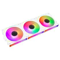 Kit com 3 Ventoinhas Gamer Rise Mode Magneto Pro Reverse, 120mm, Led ARGB, Branco - RM-MAPRO-ARGB-W-RV