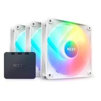 Kit com 3 Ventoinhas NZXT F120RGB Core, 120mm, Branco - RF-C12TF-W1 Kit com 3 Ventoinhas NZXT F120RGB Core, 120mm, Branco - RF-C12TF-W1