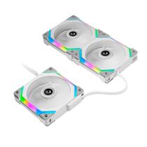 Kit Com 3 Ventoinhas Redragon By Lian Li, 120mm, RGB, Com Controladora, Branco - UFSL1203WSI
