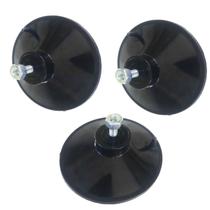 Kit com 3 Ventosas De Silicone 90mm Alta Fixação 9cm com Parafuso E Porca Kit com 3 Ventosas De Silicone 90mm Alta Fixação 9cm com Parafuso E Porca