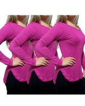 Kit com 3 vest legging manga longa