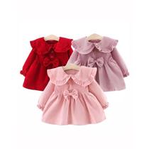 Kit com 3 vestidos bebê 0 a 3 meses