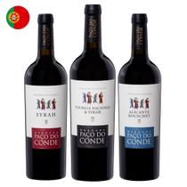 Kit com 3 - Vinhos Alentejo Terroir: Syrah, Touriga Nacional e Alicante Kit com 3 - Vinhos Alentejo Terroir: Syrah, Touriga Nacional e Alicante