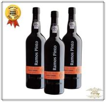 Kit com 3 Vinhos Portugueses do Porto Adriano Ramos Pinto Tawny